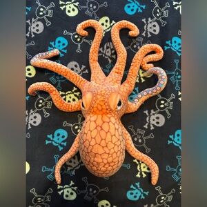 WishPets Plush 19” Orange Octopus Stuffed Animal